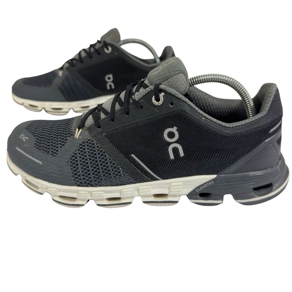 ON Running Cloudflyer On Cloud Running Shoes Women’s Size 9 Black/White/Gray